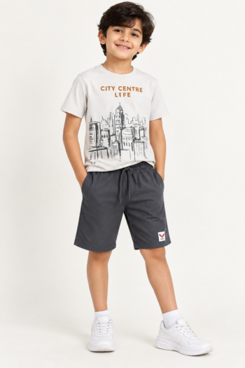 City Centre Life Tee & Shorts Set